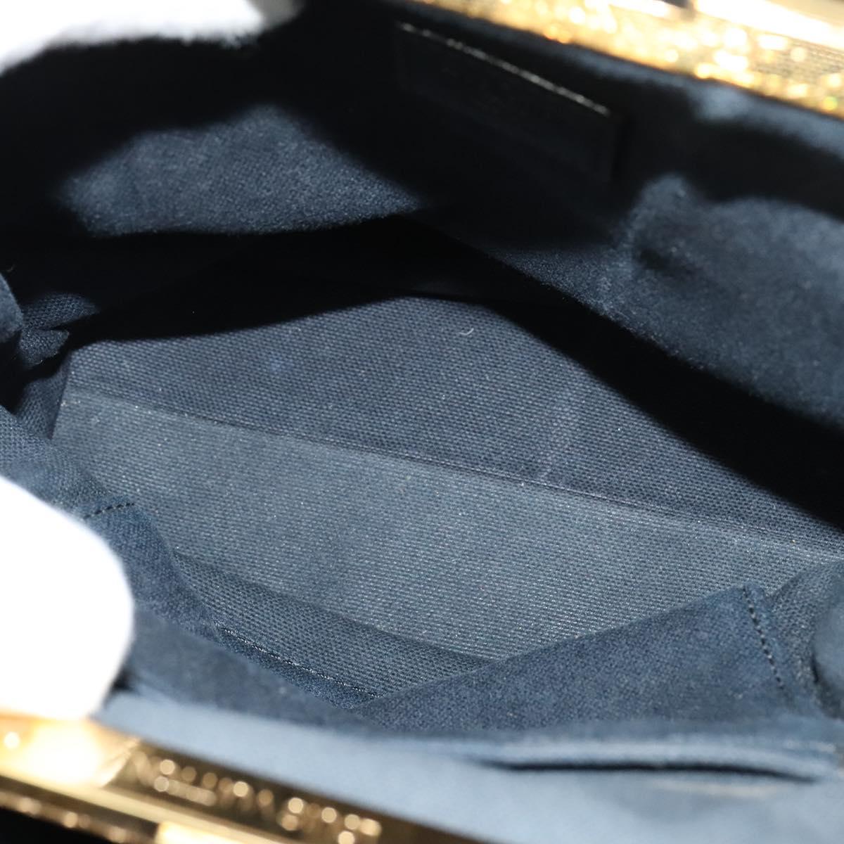 LOUIS VUITTON Monogram Motard Biker Tote Bag Black M95595 LV Auth bs23679