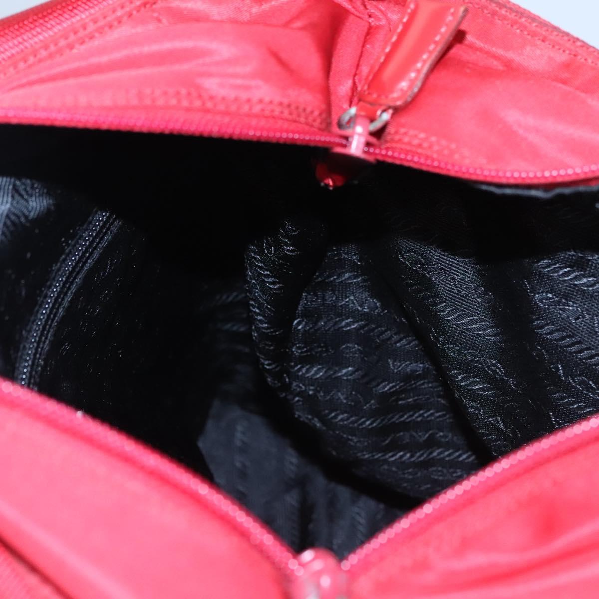 PRADA Tote Bag Nylon Red Auth bs23689