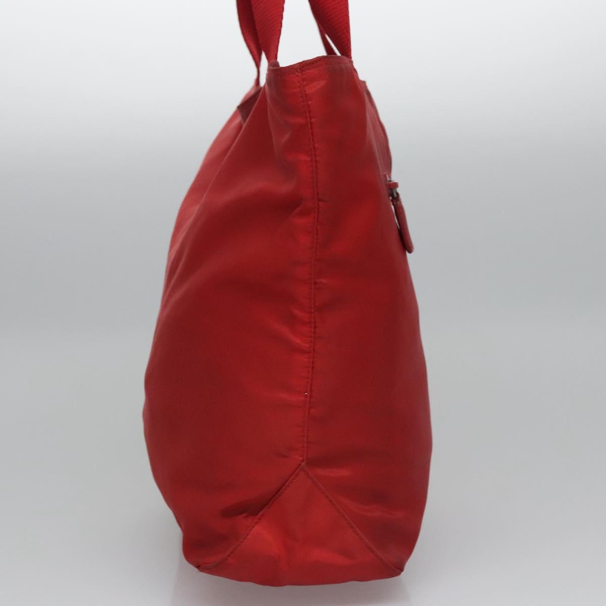 PRADA Tote Bag Nylon Red Auth bs23689