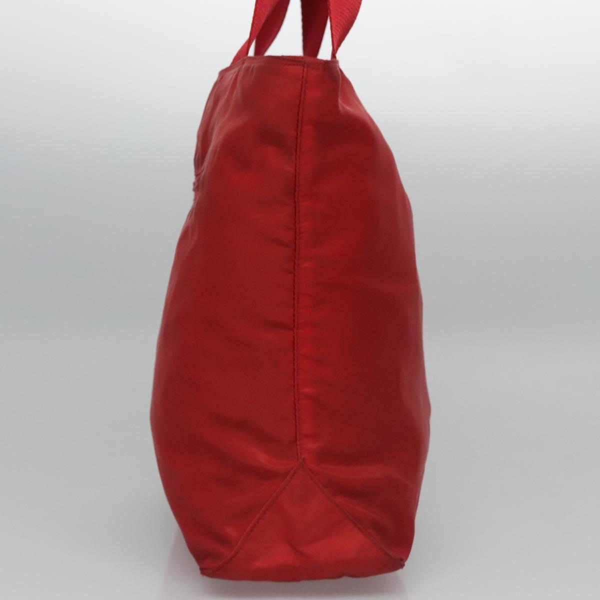 PRADA Tote Bag Nylon Red Auth bs23689