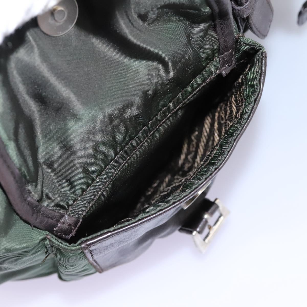 PRADA Backpack Nylon Khaki Auth bs23722