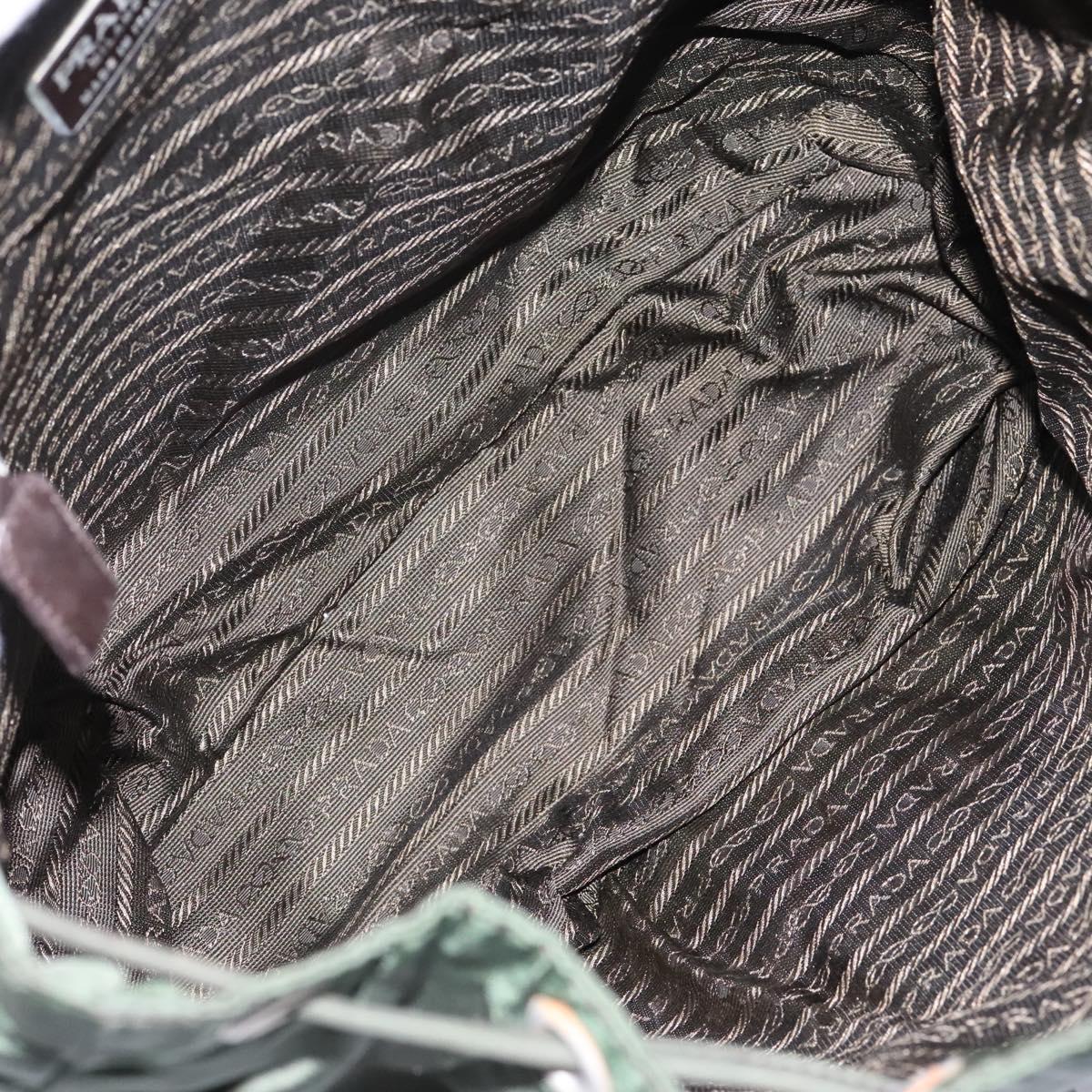 PRADA Backpack Nylon Khaki Auth bs23722