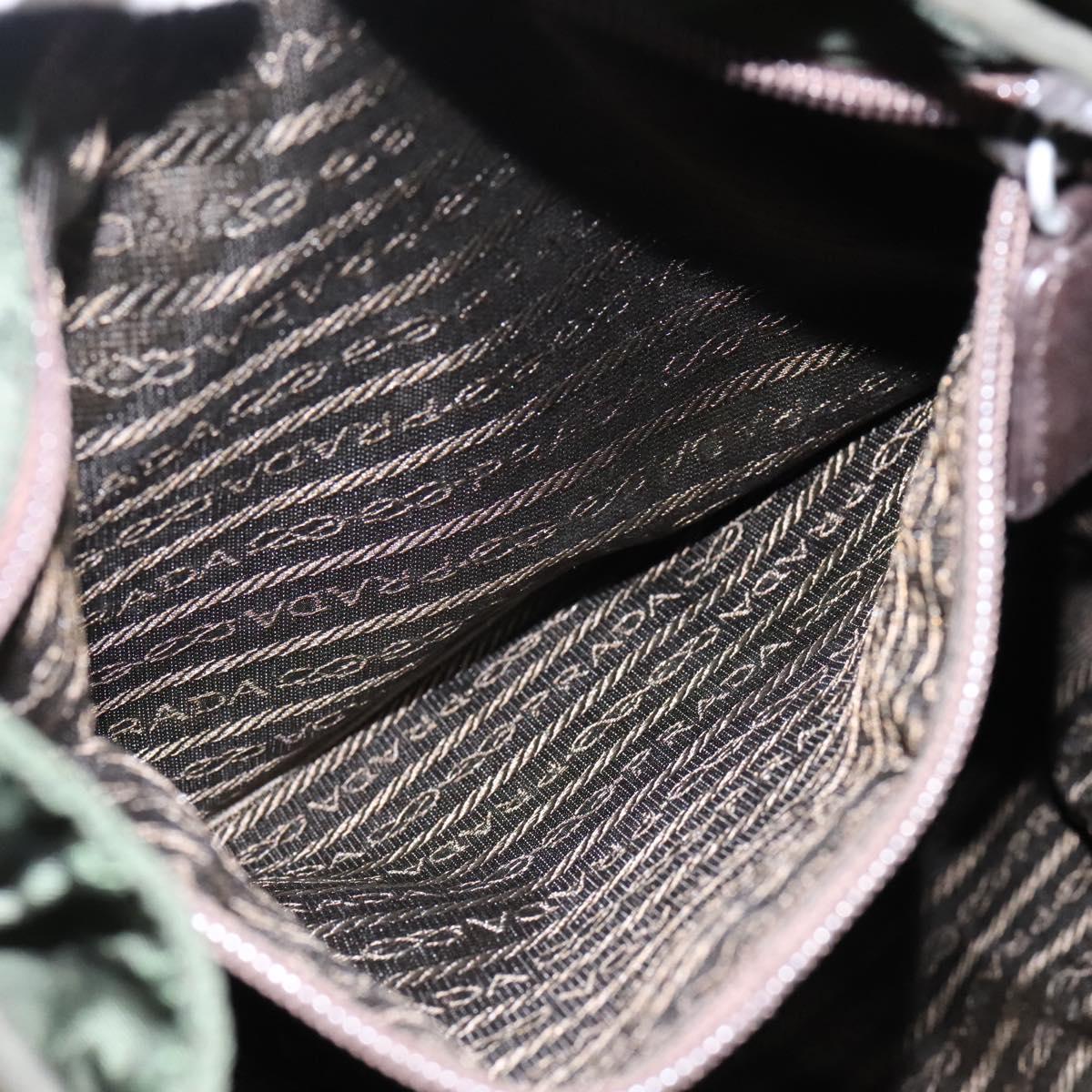 PRADA Backpack Nylon Khaki Auth bs23722