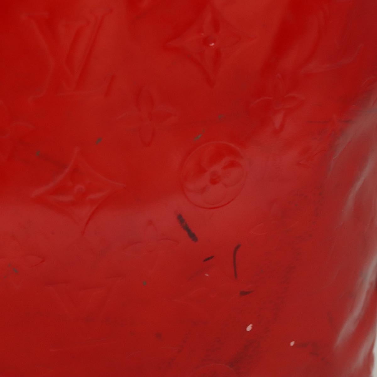 LOUIS VUITTON Monogram Vernis Reade MM Hand Bag Red Rouge M91086 LV Auth bs23730