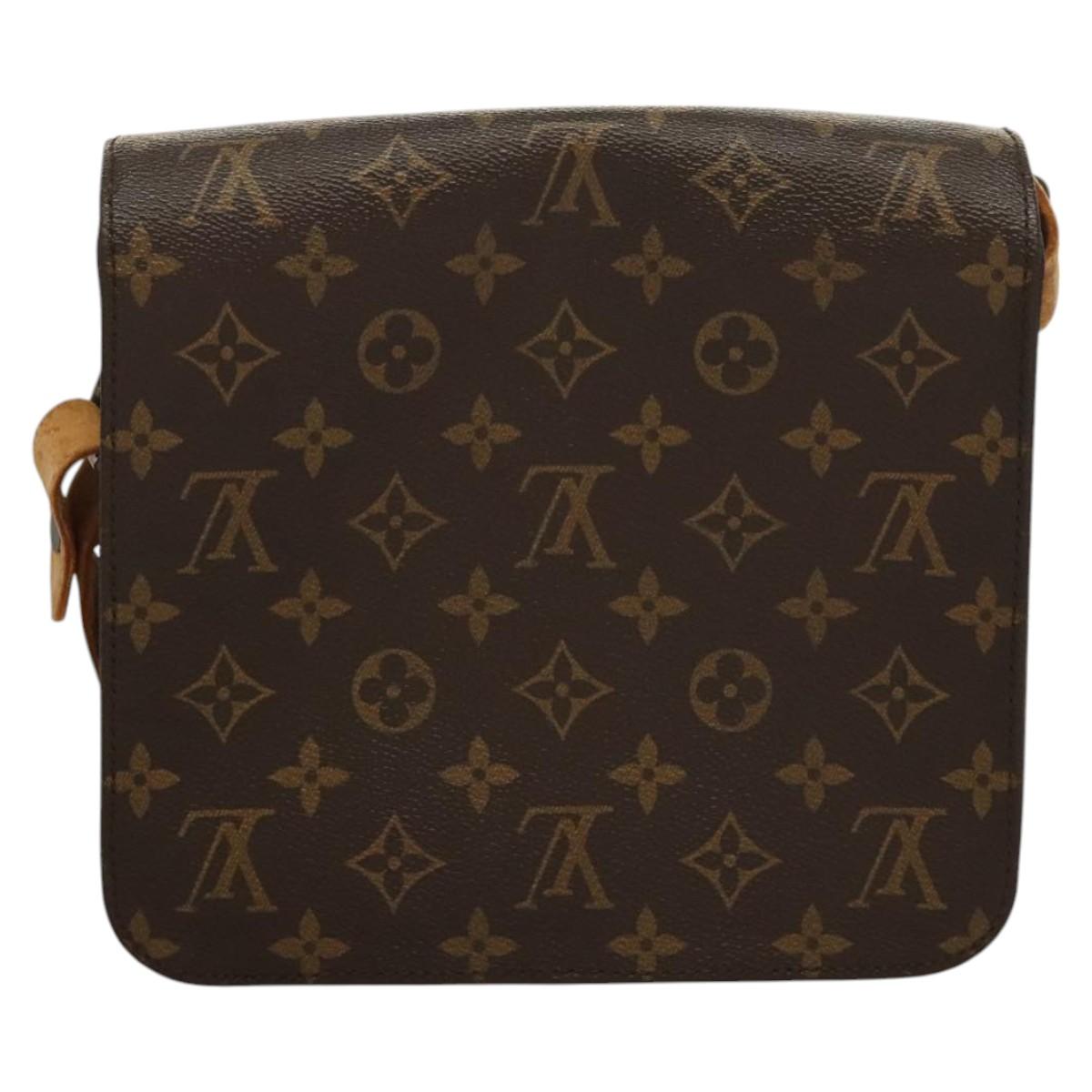LOUIS VUITTON Monogram Cartouchiere MM Shoulder Bag M51253 LV Auth bs23742