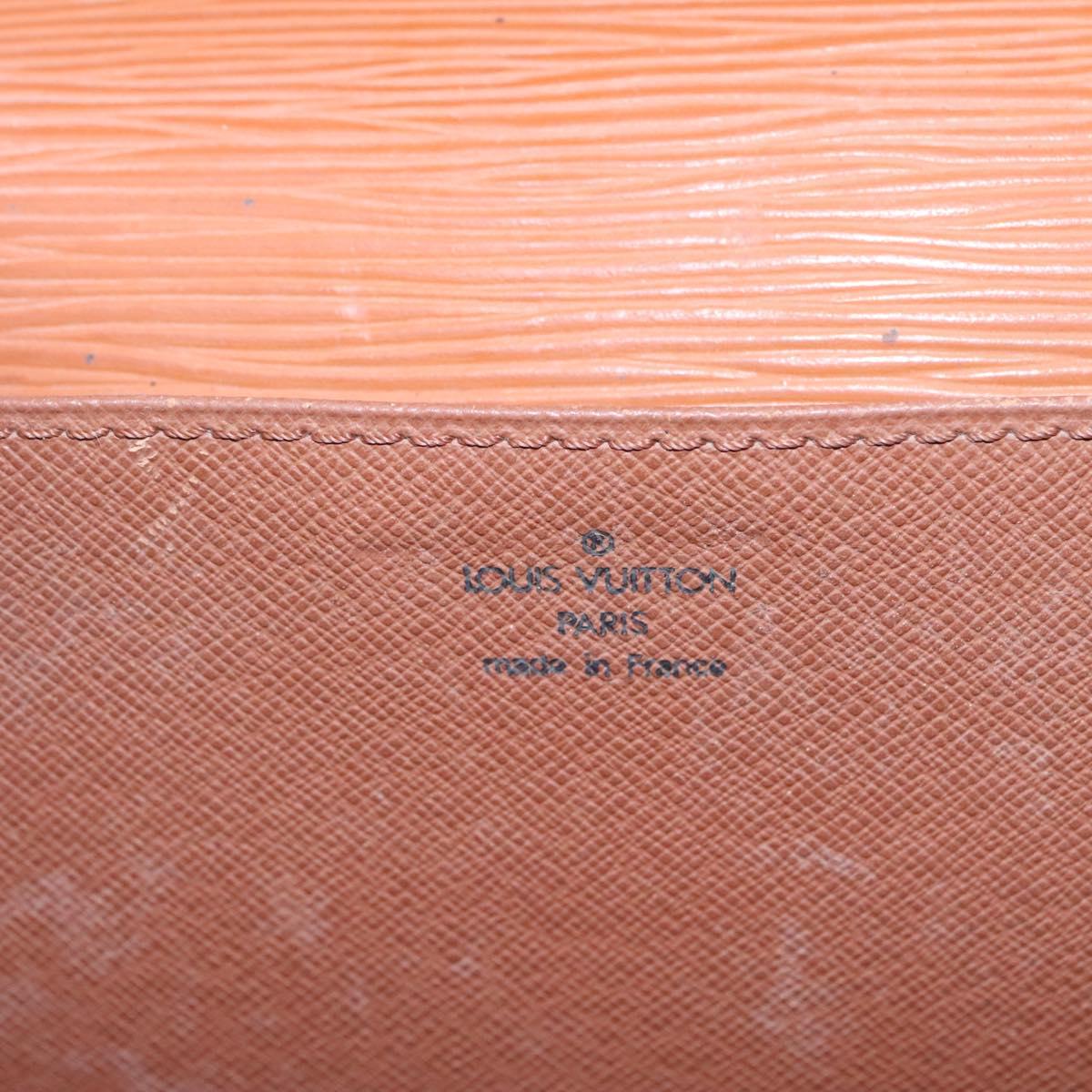 LOUIS VUITTON Epi Serviette Conseiller Zipangu Gold M54428 LV Auth bs23751