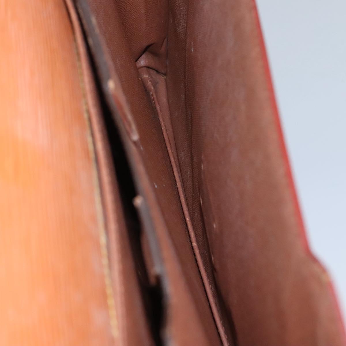 LOUIS VUITTON Epi Serviette Conseiller Zipangu Gold M54428 LV Auth bs23751