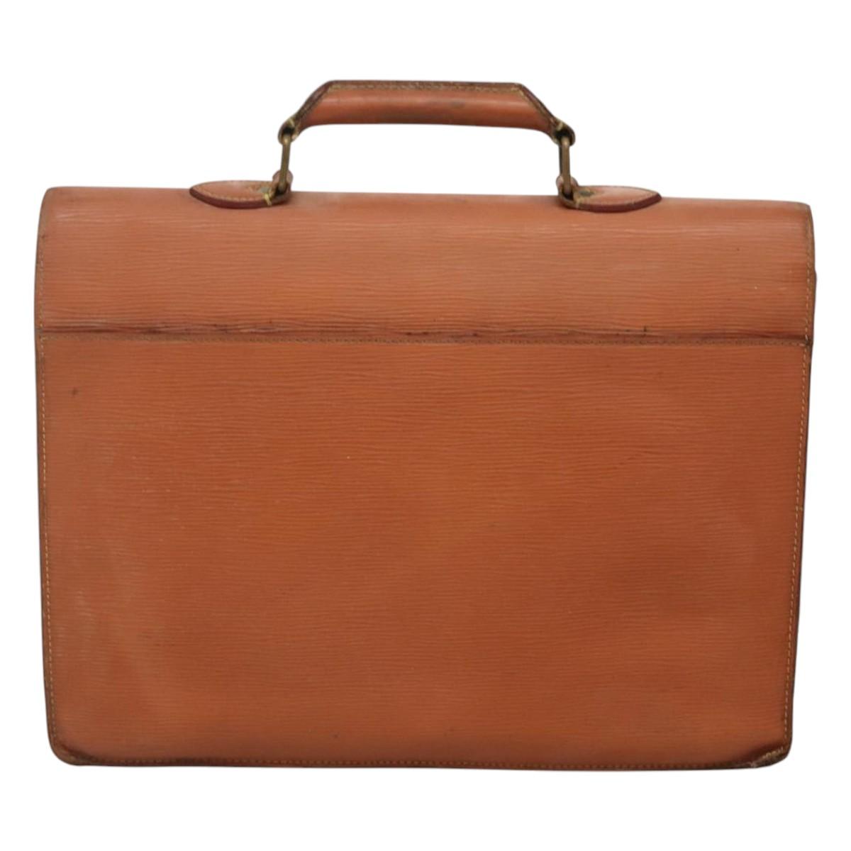 LOUIS VUITTON Epi Serviette Conseiller Zipangu Gold M54428 LV Auth bs23751