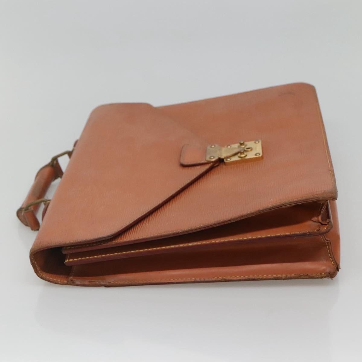 LOUIS VUITTON Epi Serviette Conseiller Zipangu Gold M54428 LV Auth bs23751