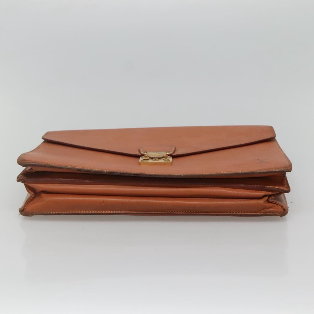 LOUIS VUITTON Epi Serviette Conseiller Zipangu Gold M54428 LV Auth bs23751