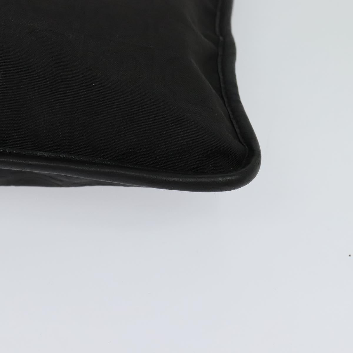 Salvatore Ferragamo Shoulder Bag Nylon Black Auth bs23806