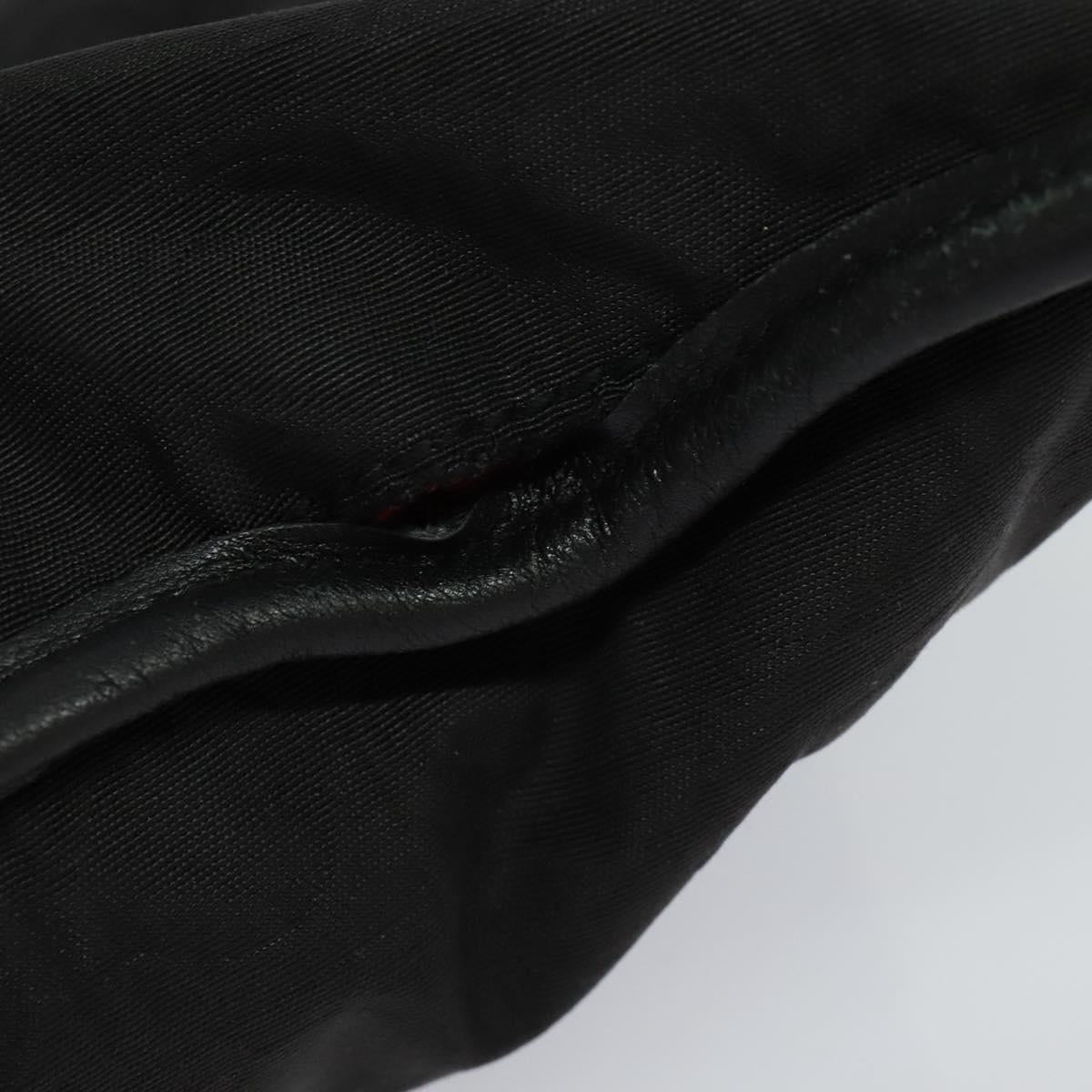 Salvatore Ferragamo Shoulder Bag Nylon Black Auth bs23806