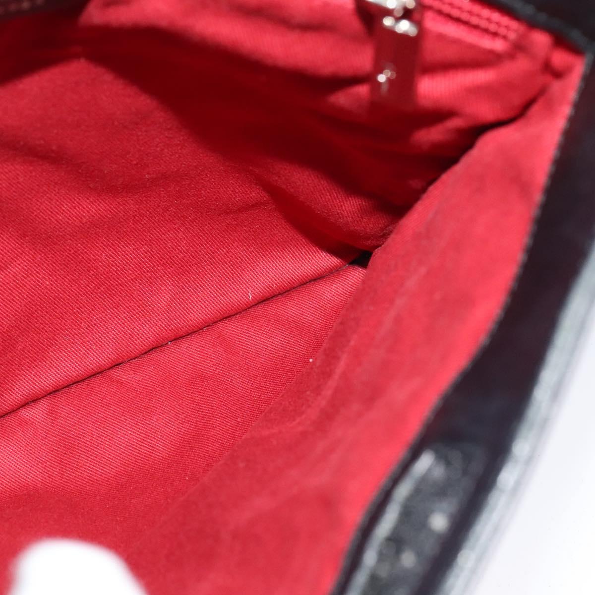 Salvatore Ferragamo Shoulder Bag Nylon Black Auth bs23806