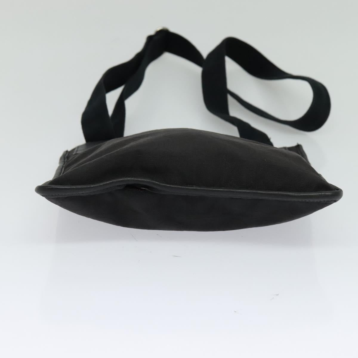 Salvatore Ferragamo Shoulder Bag Nylon Black Auth bs23806