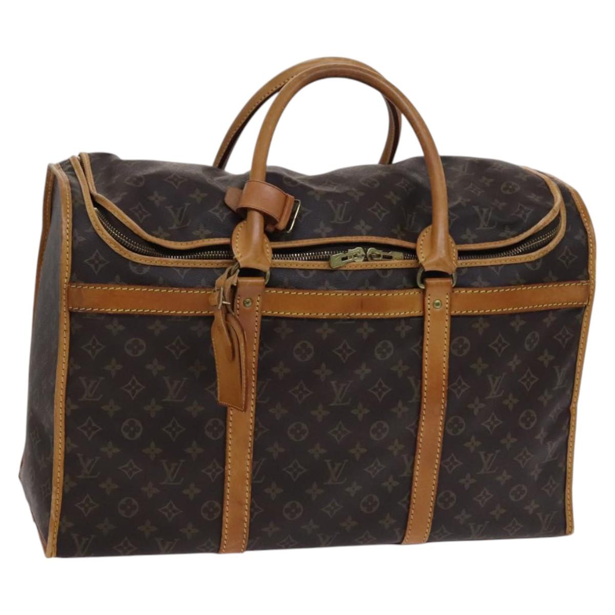 LOUIS VUITTON Monogram Sac Chasseur 55 Boston Bag M41922 LV Auth bs23811