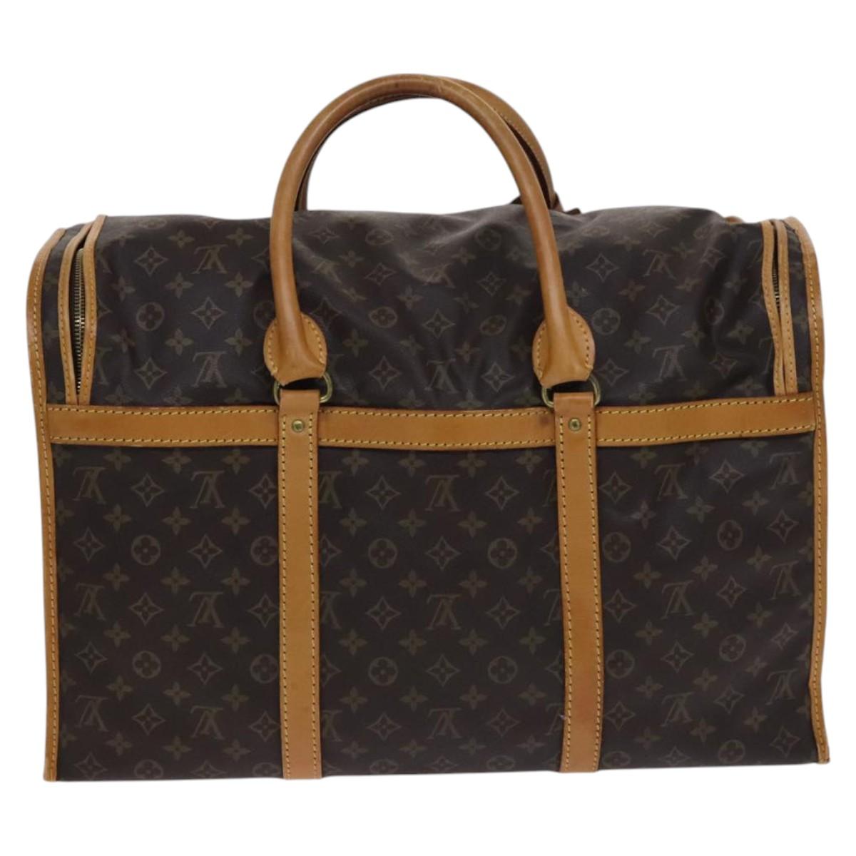 LOUIS VUITTON Monogram Sac Chasseur 55 Boston Bag M41922 LV Auth bs23811
