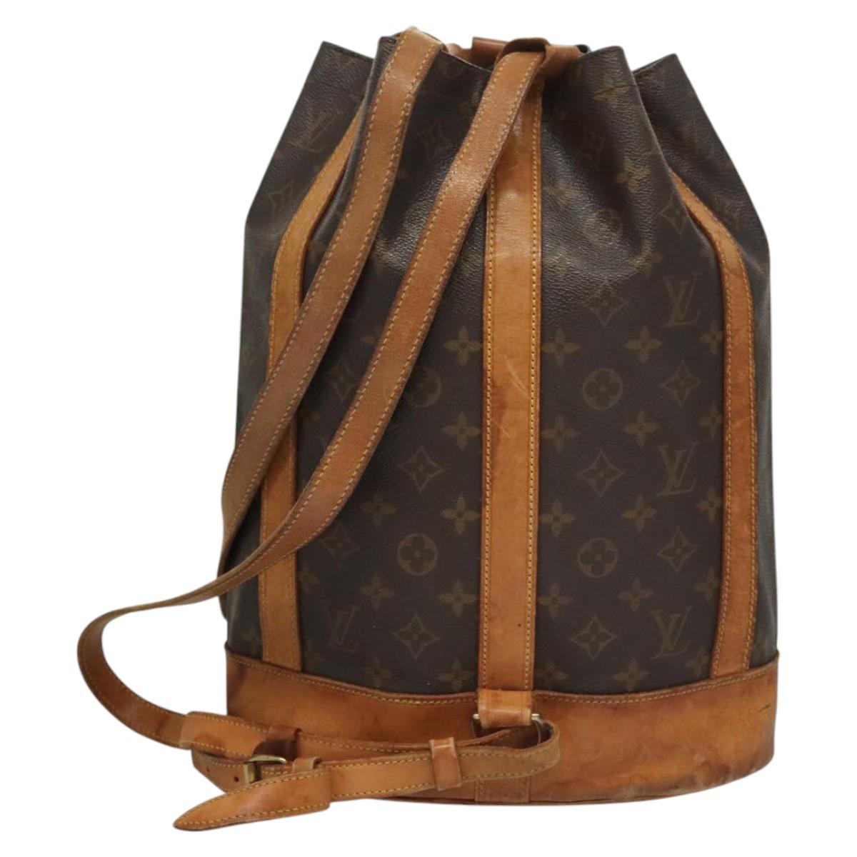 LOUIS VUITTON Monogram Randonnee PM Shoulder Bag M42243 LV Auth bs23814