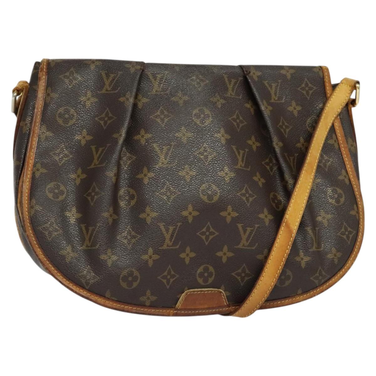 LOUIS VUITTON Monogram Menilmontant MM Shoulder Bag M40473 LV Auth bs23826