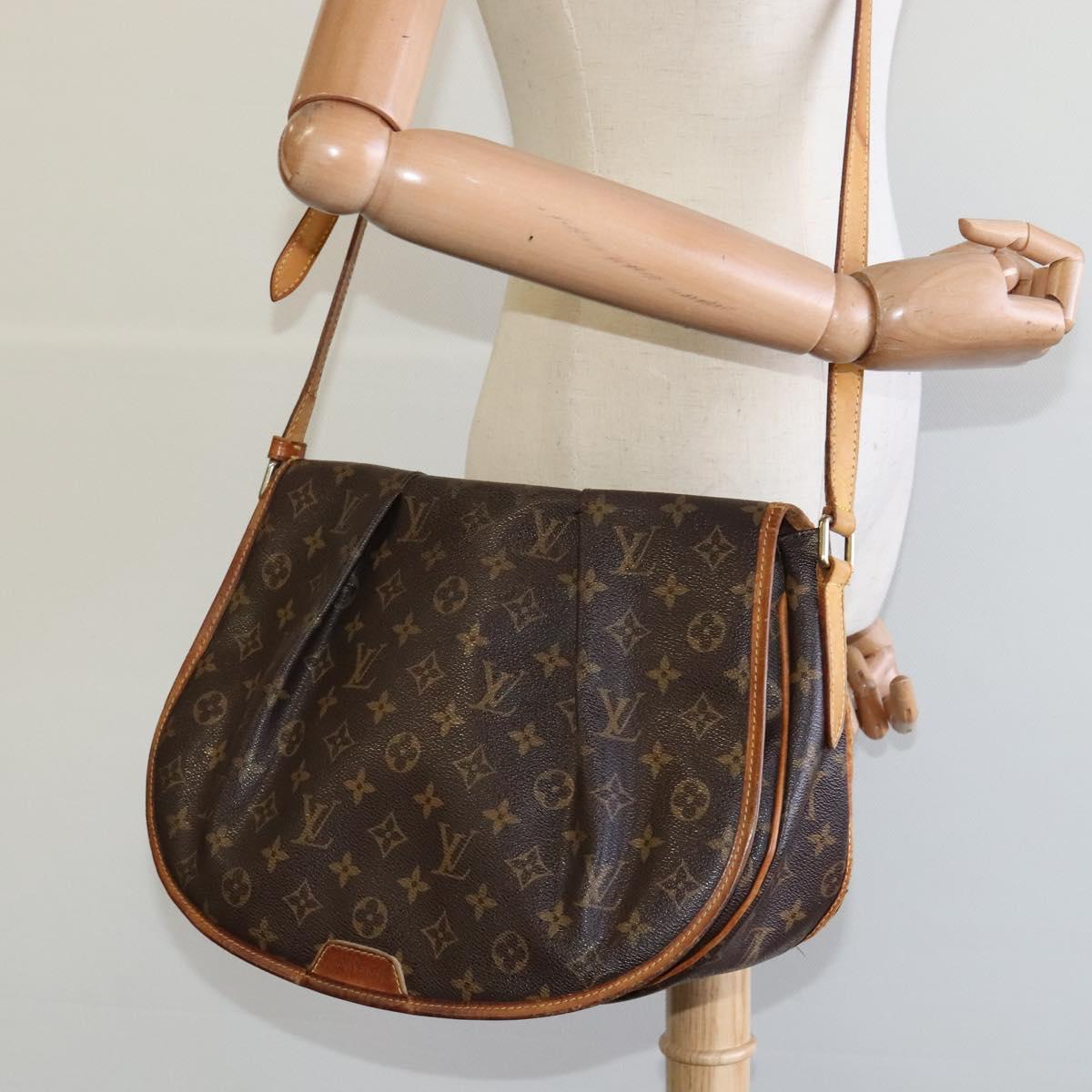 LOUIS VUITTON Monogram Menilmontant MM Shoulder Bag M40473 LV Auth bs23826