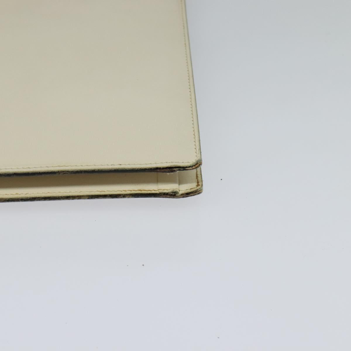 Christian Dior Shoulder Bag Leather Beige Auth bs23864