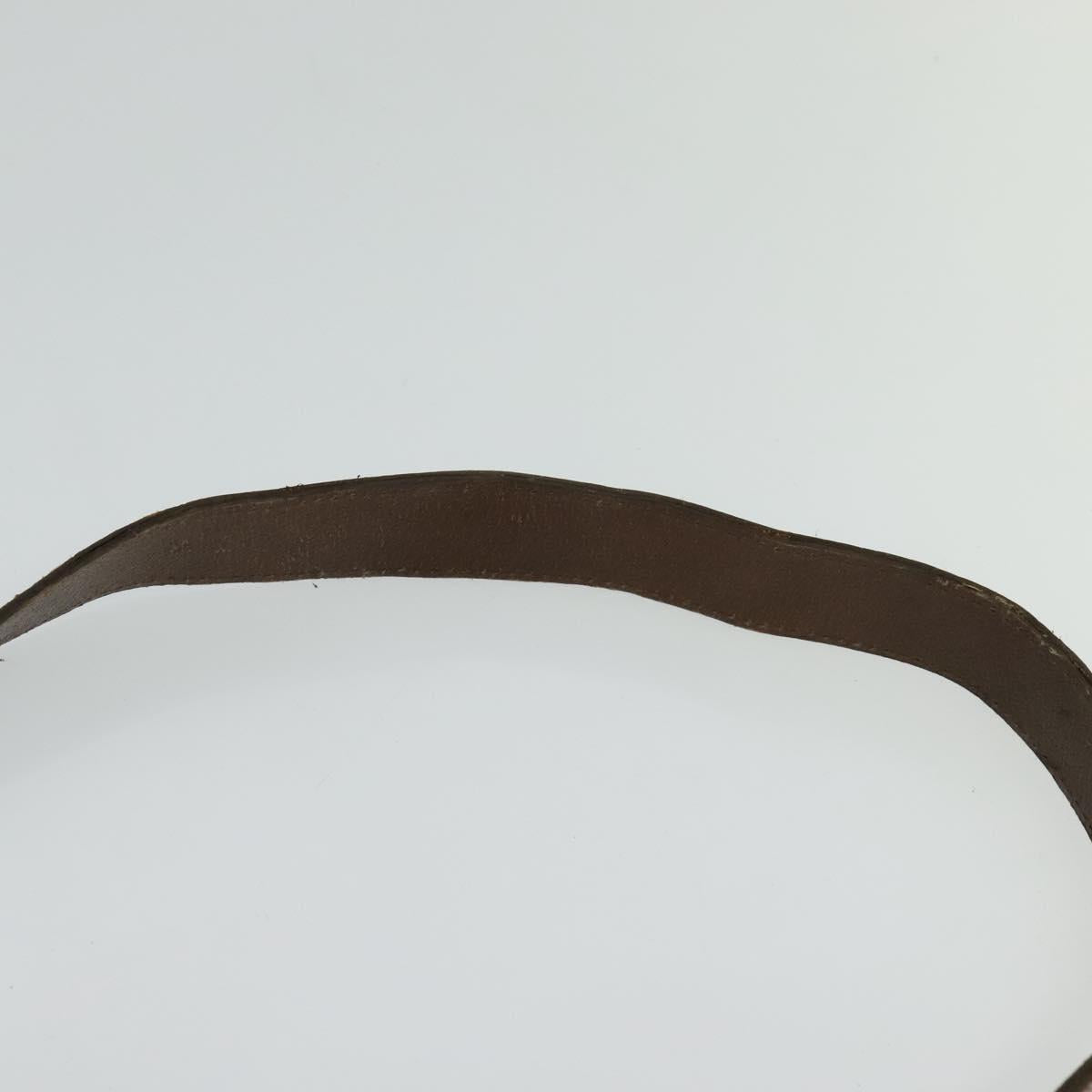 CELINE C Sulky Shoulder Bag Canvas Brown Auth bs23894