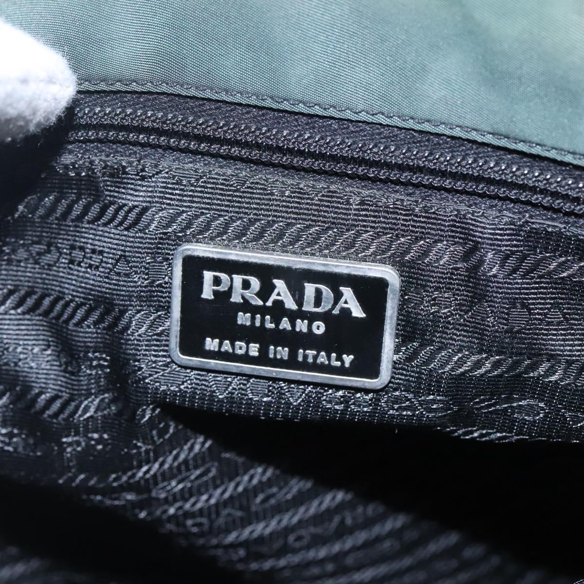 PRADA Tote Bag Nylon Khaki Auth bs23905