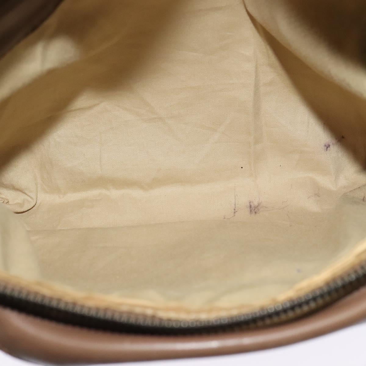 BOTTEGA VENETA INTRECCIATO Waist bag Leather Brown 121604 Auth bs23917