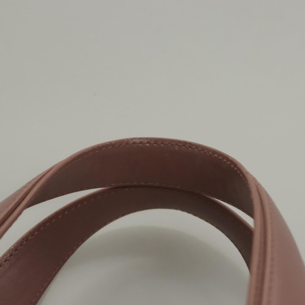 Christian Dior Canage Hand Bag Nylon Pink Auth bs23930