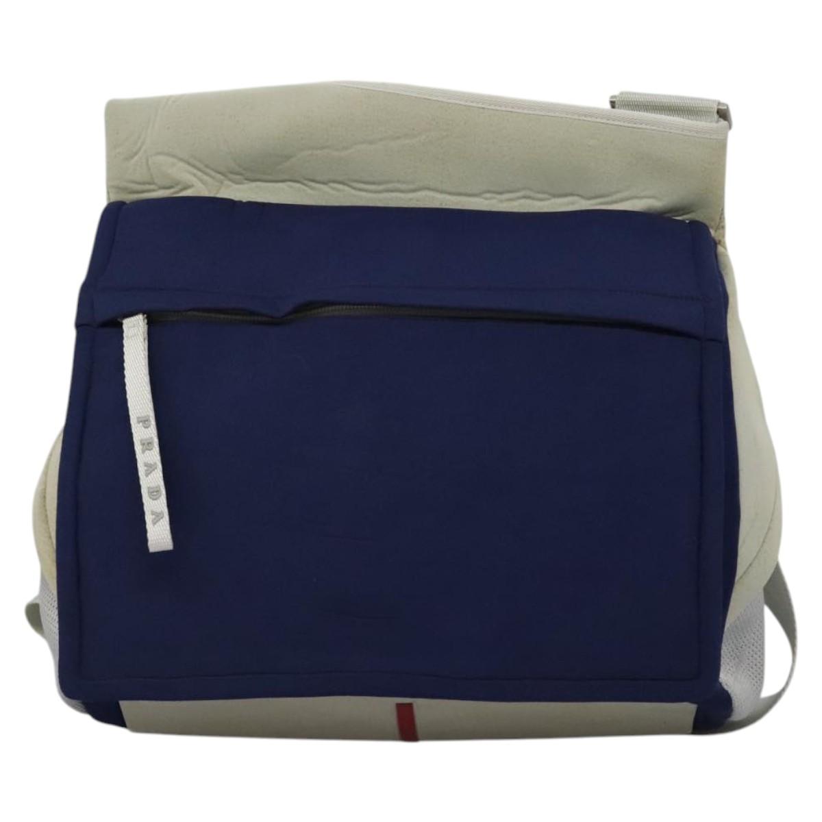 PRADA Sports Shoulder Bag Nylon Blue Auth bs23958