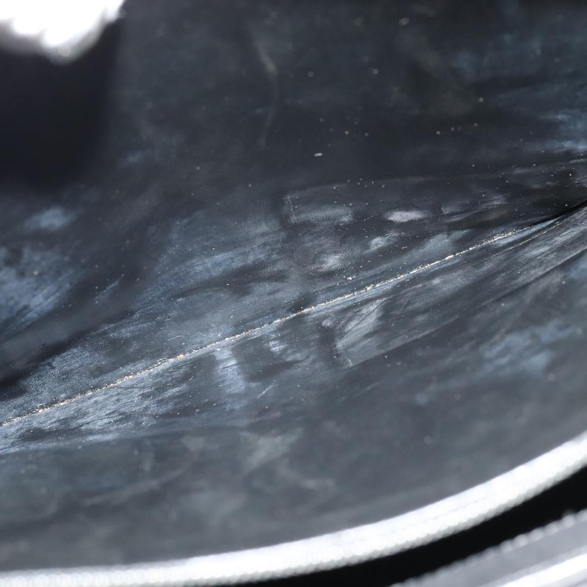 Salvatore Ferragamo Business Bag Leather Black Auth bs23984