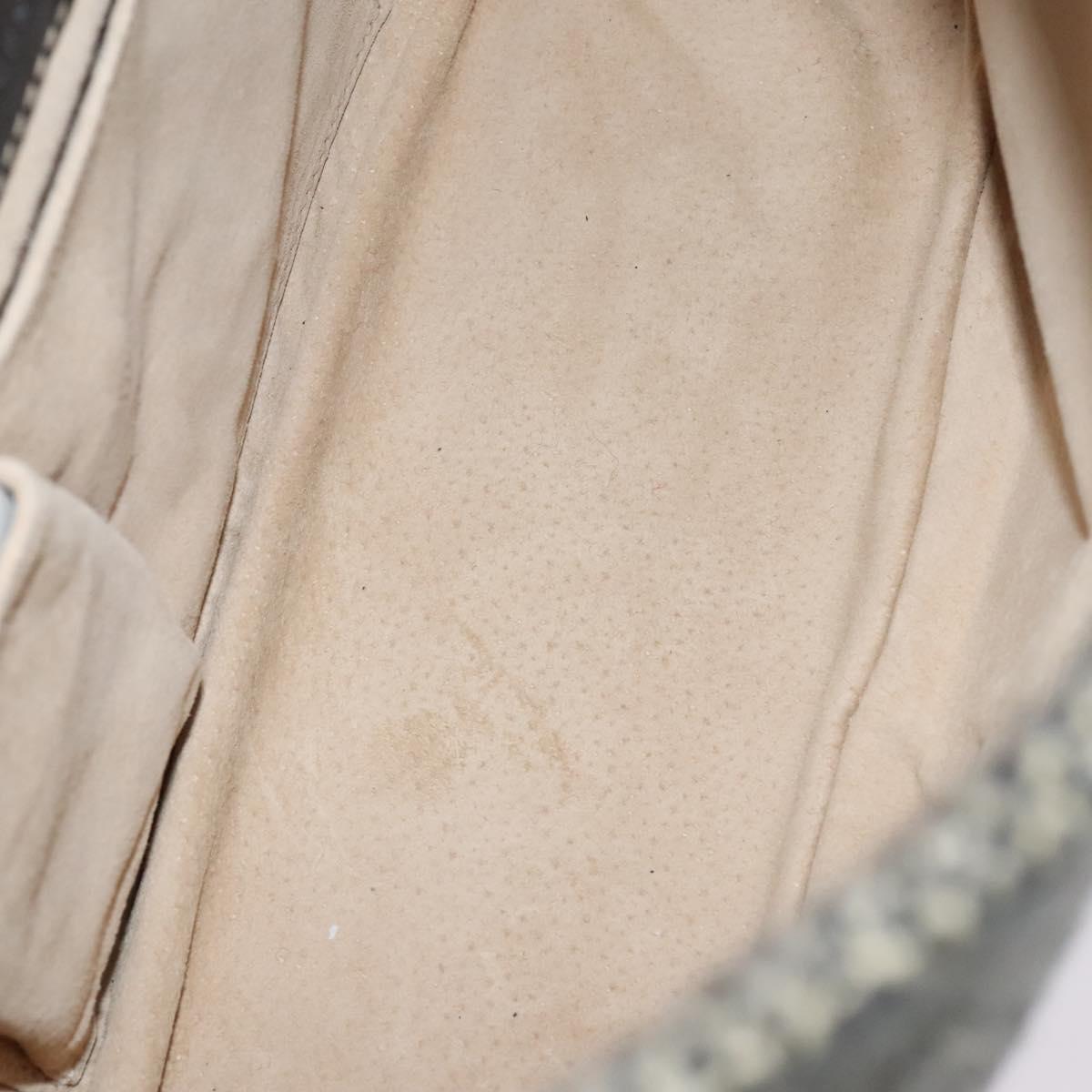 Poro Ralph Lauren Shoulder Bag Wool 2Set Gray Beige Auth bs23987