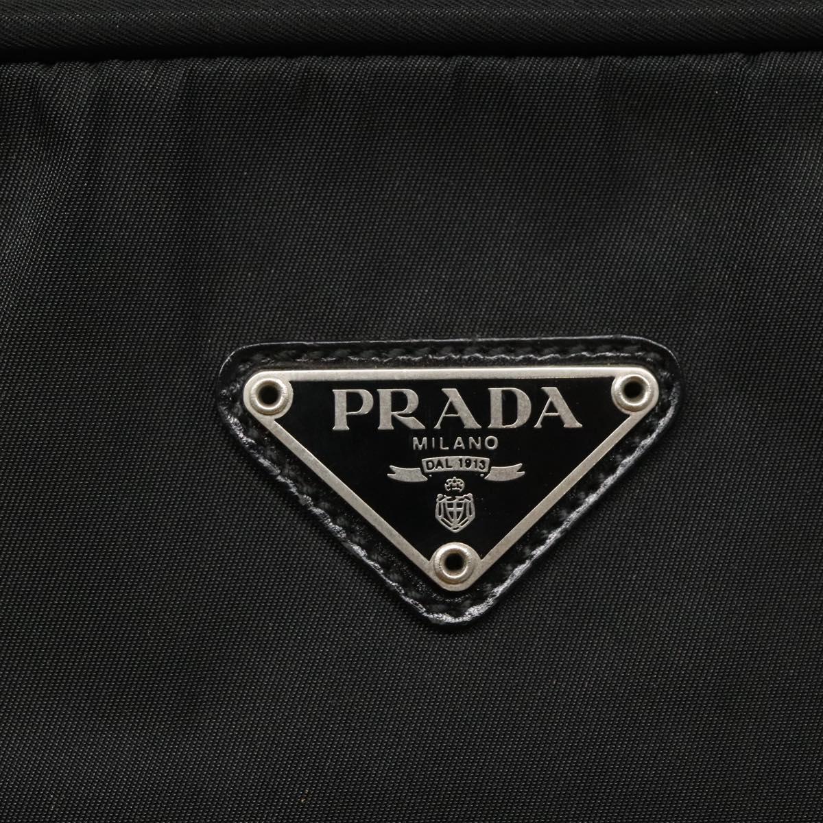 PRADA Hand Bag Nylon Black Auth bs24002