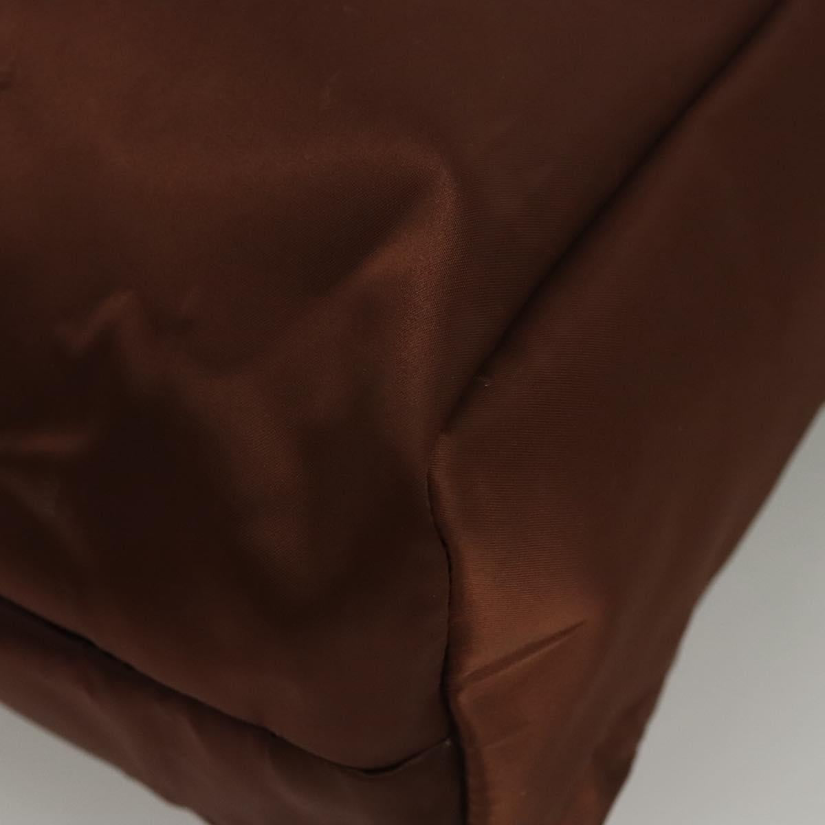 BALENCIAGA Backpack Nylon Brown Auth bs24055
