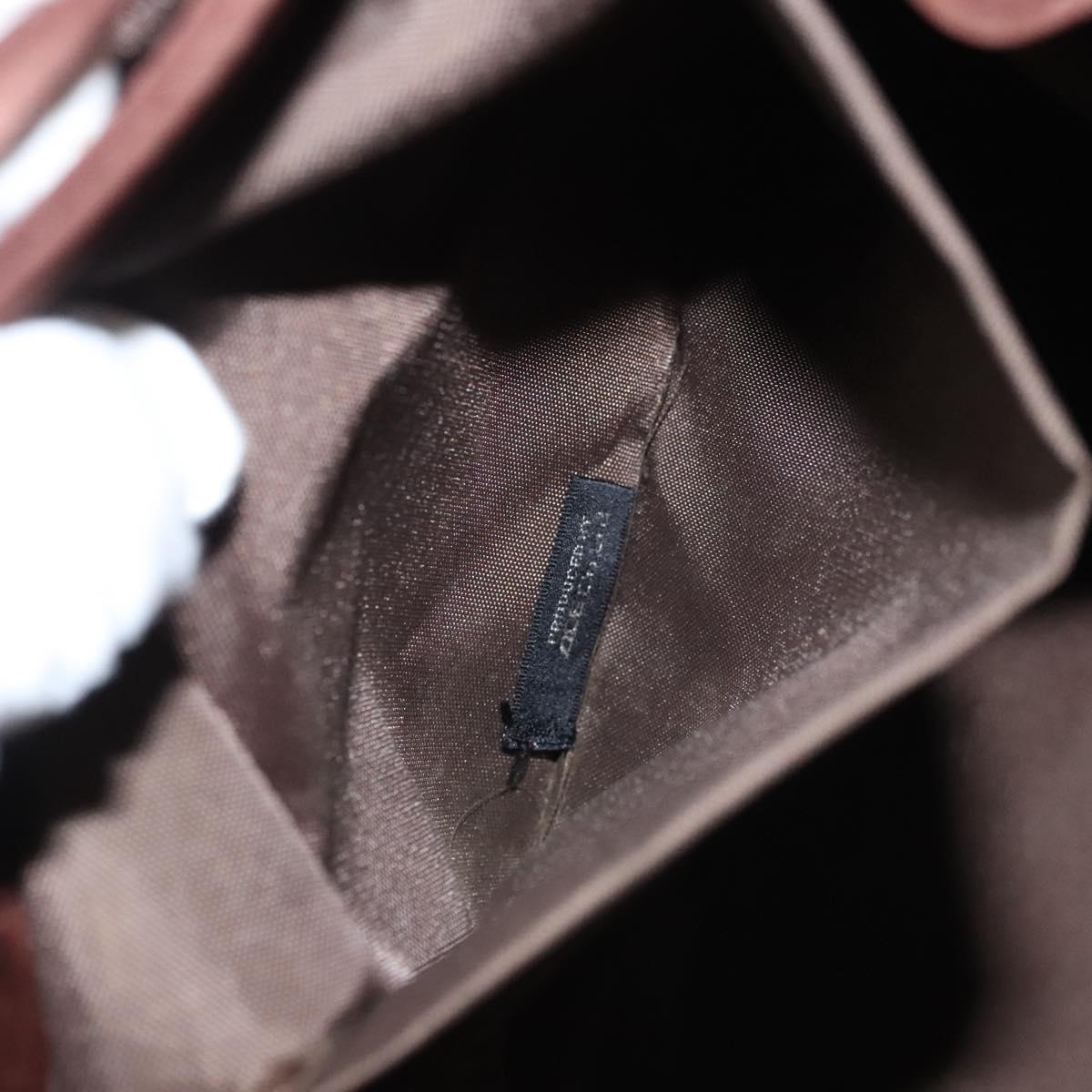 BALENCIAGA Backpack Nylon Brown Auth bs24055