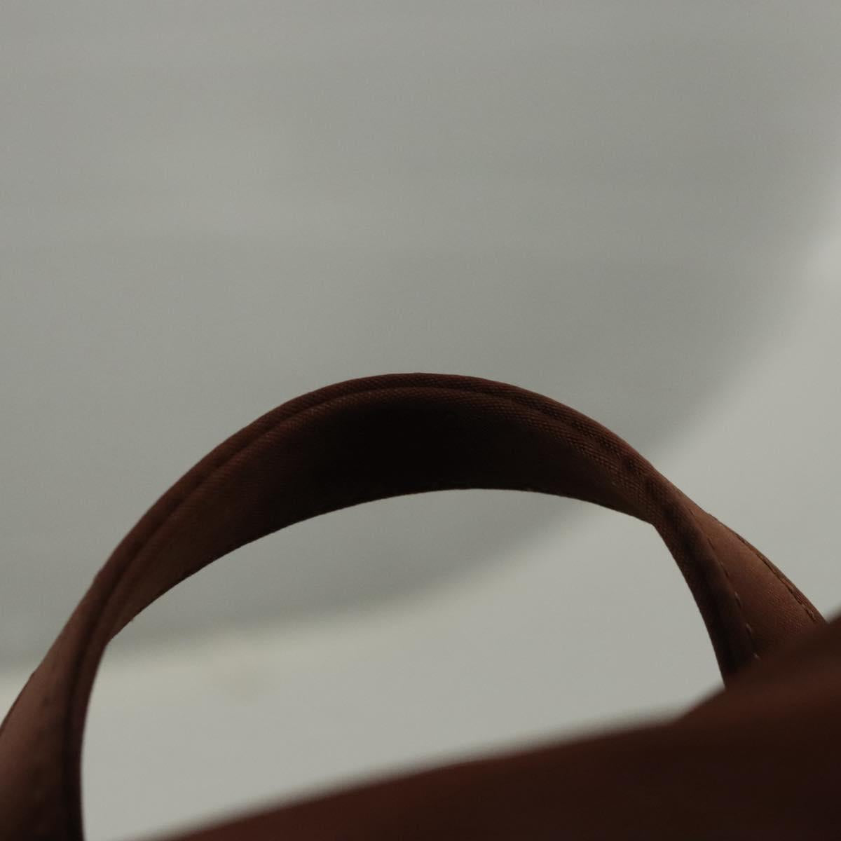 BALENCIAGA Backpack Nylon Brown Auth bs24055