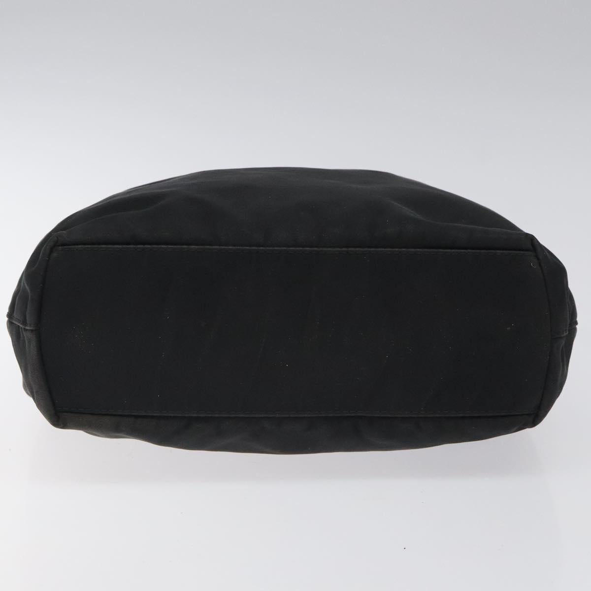 Christian Dior Maris Pearl Hand Bag Nylon Black Auth bs24098