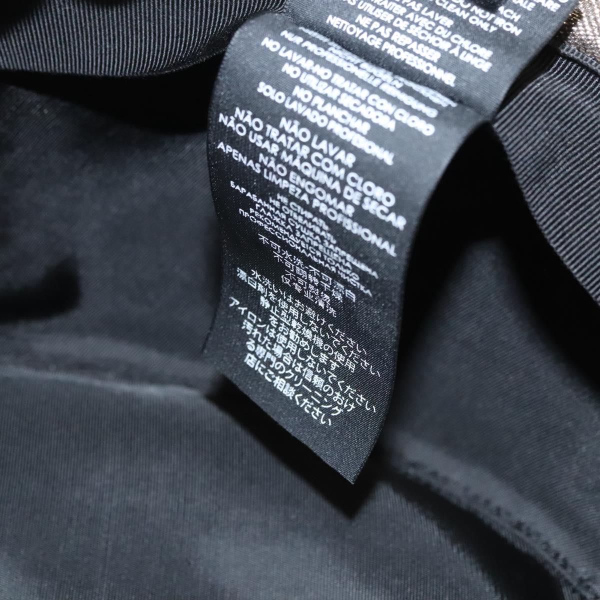 SAINT LAURENT Hat Canvas Gold Tone Auth bs24106