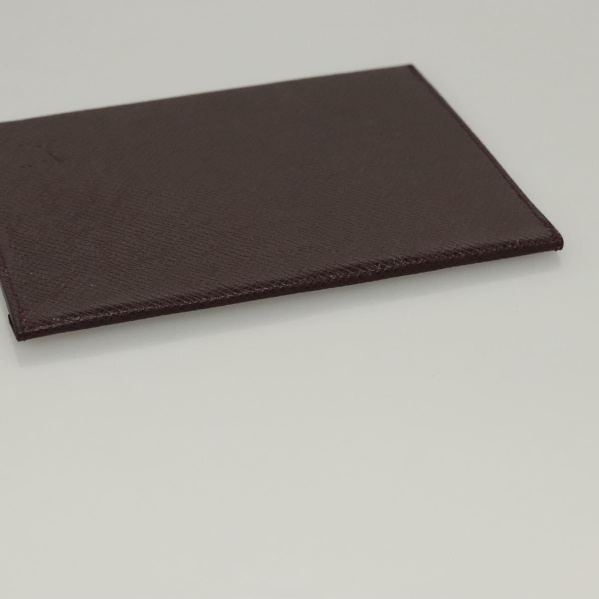 LOUIS VUITTON Taiga Special Edition Letter case Pouch Acajou LV Auth bs24149