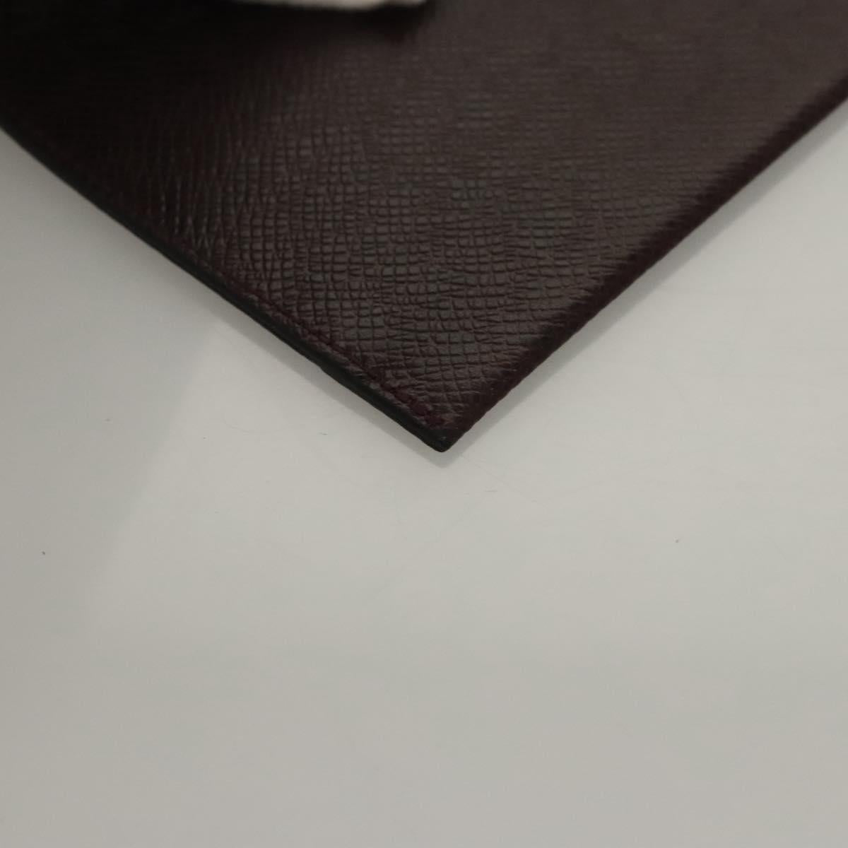 LOUIS VUITTON Taiga Special Edition Letter case Pouch Acajou LV Auth bs24149