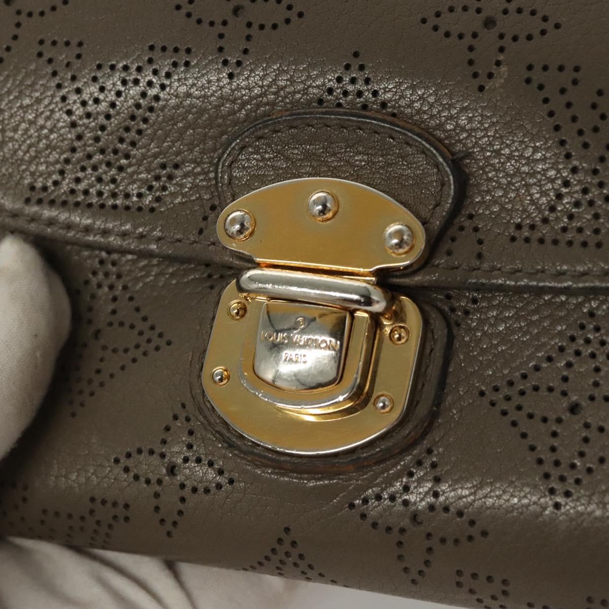LOUIS VUITTON Monogram Mahina Portefeuille Amelia Wallet M93761 LV Auth bs24151