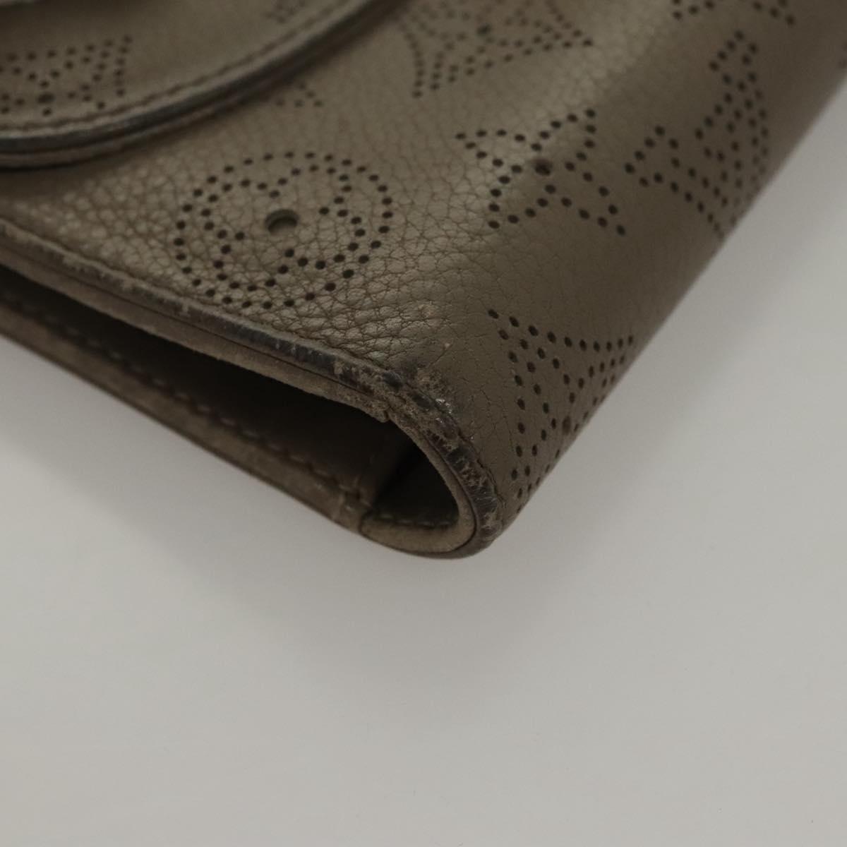 LOUIS VUITTON Monogram Mahina Portefeuille Amelia Wallet M93761 LV Auth bs24151
