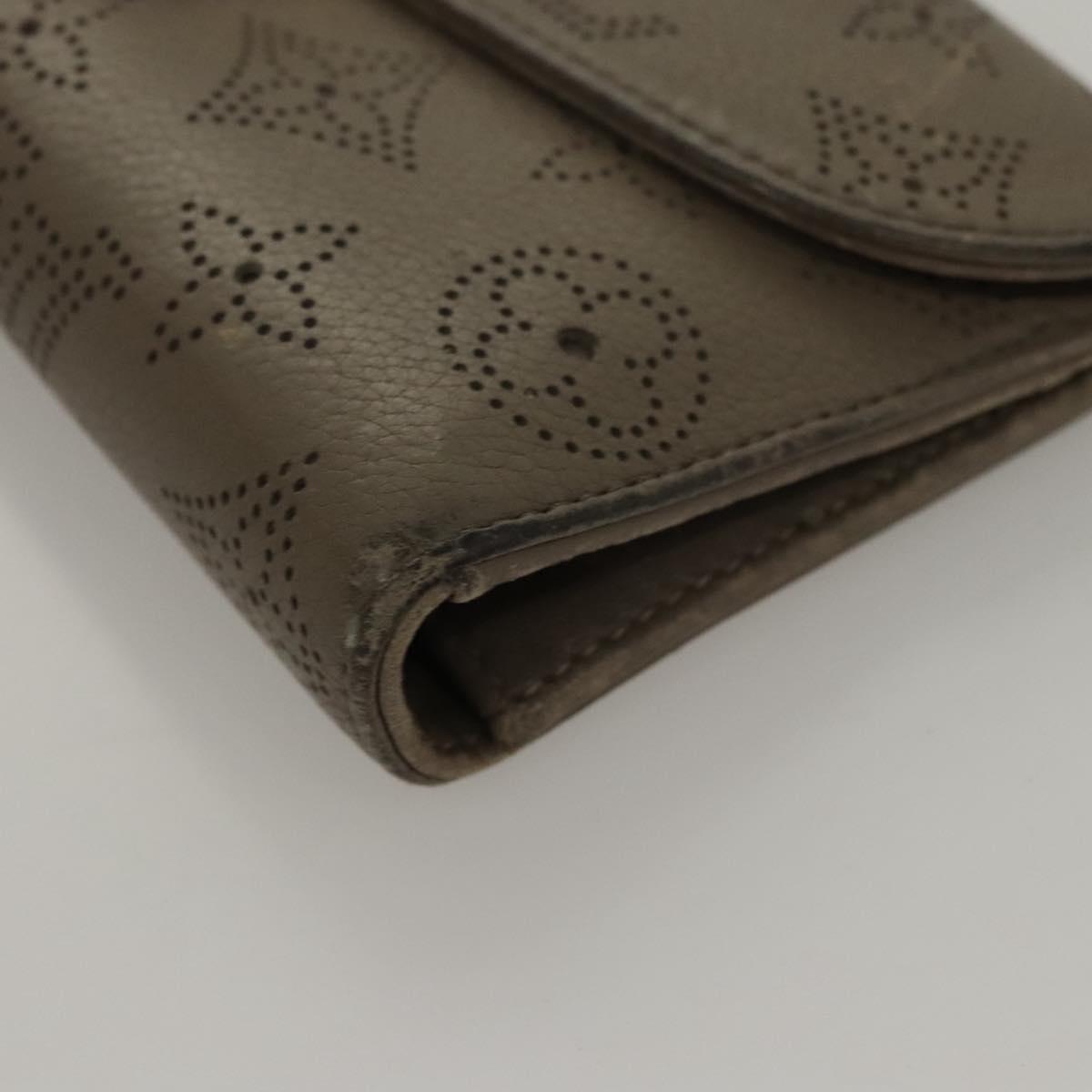 LOUIS VUITTON Monogram Mahina Portefeuille Amelia Wallet M93761 LV Auth bs24151