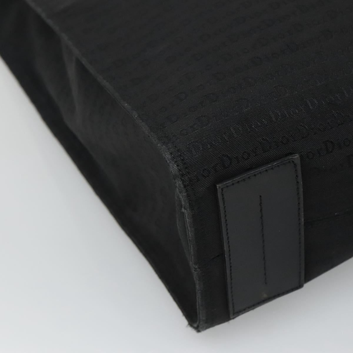 Christian Dior Tote Bag Canvas Black Auth bs24155