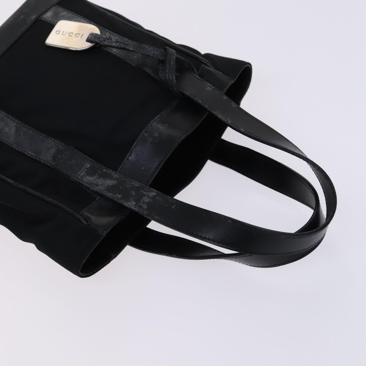 GUCCI GG Canvas Shoulder Bag Patent leather 5Set Black Auth bs24165