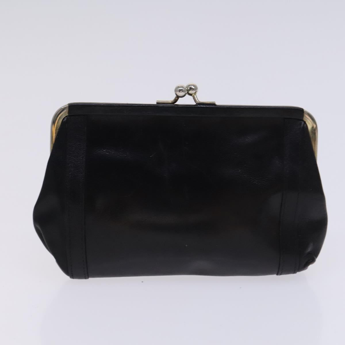 BALLY Shoulder Bag Canvas Leather 5Set Beige Brown Navy Auth bs24168