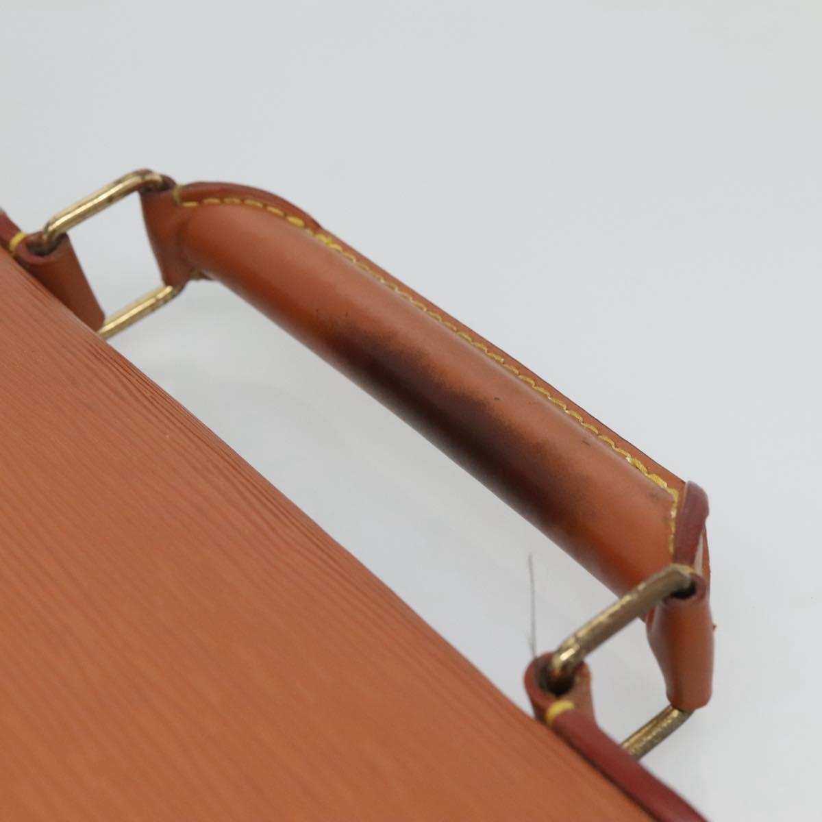 LOUIS VUITTON Epi Serviette Conseiller Zipangu Gold M54428 LV Auth bs24256