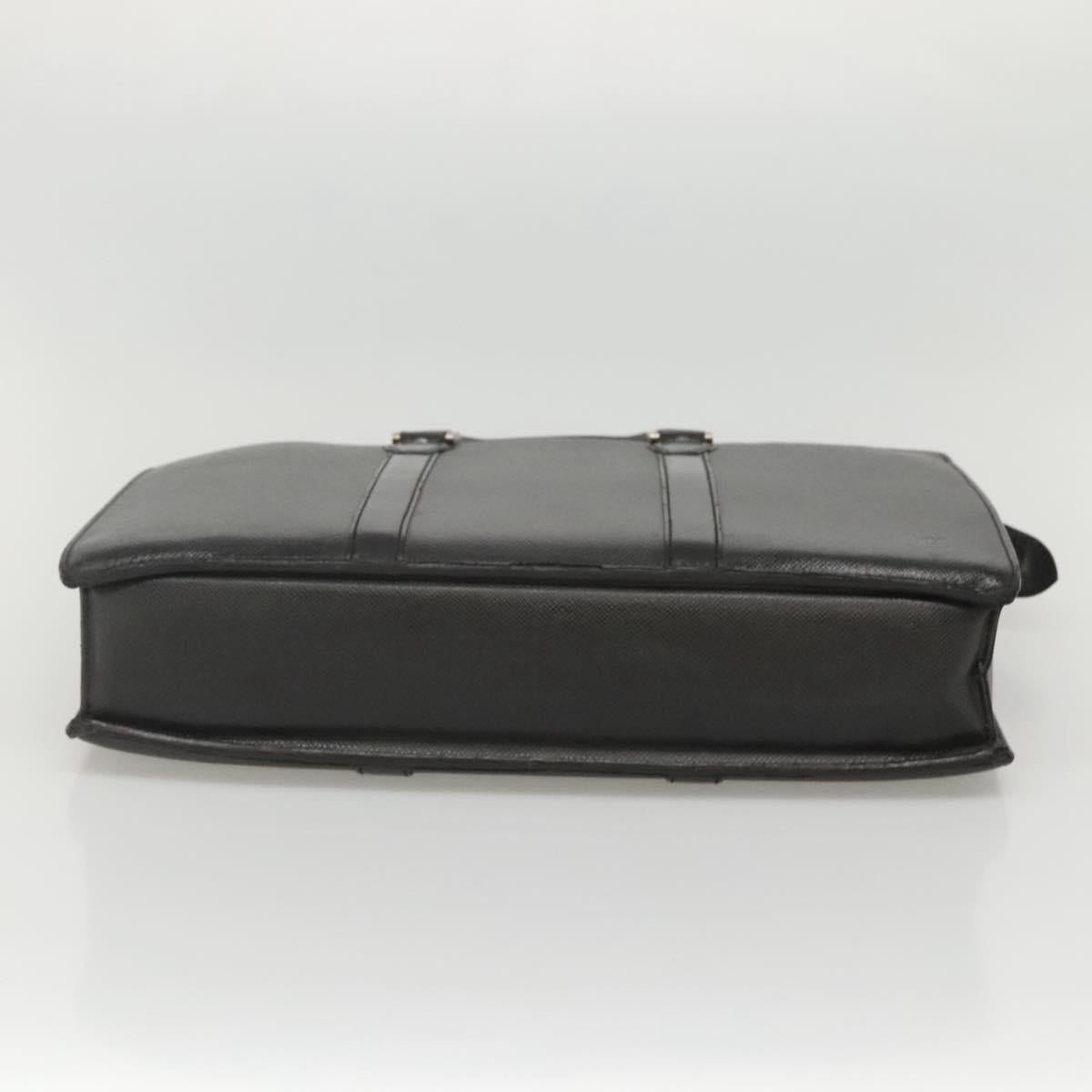 LOUIS VUITTON Taiga Porte Documents Rozan Bag Ardoise M30052 LV Auth bs24257