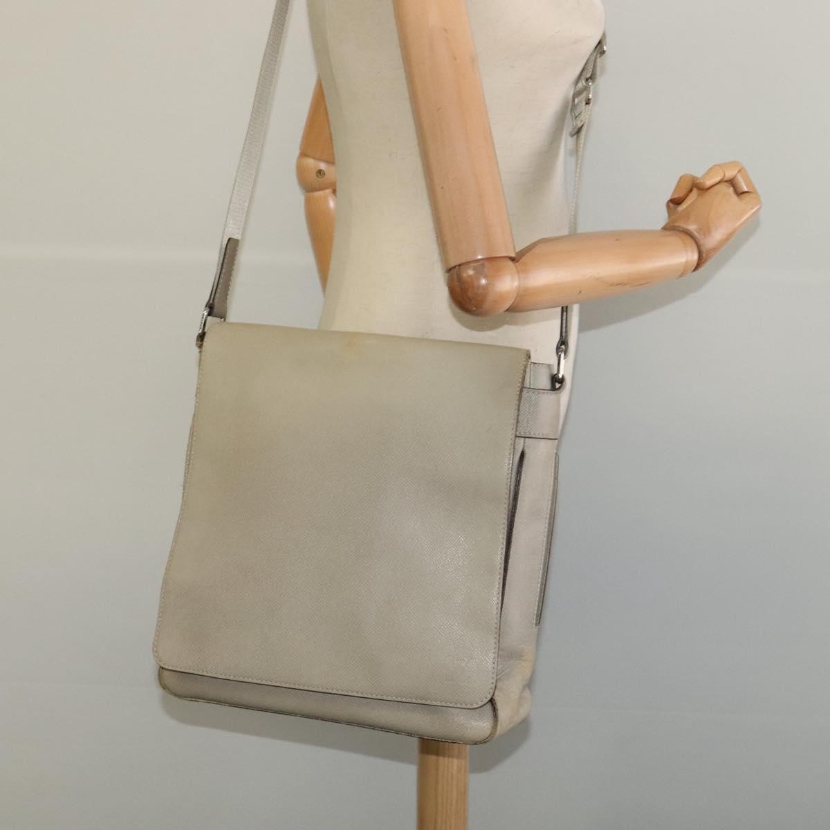 LOUIS VUITTON Taiga Milo Shoulder Bag Porer M32633 LV Auth bs24258