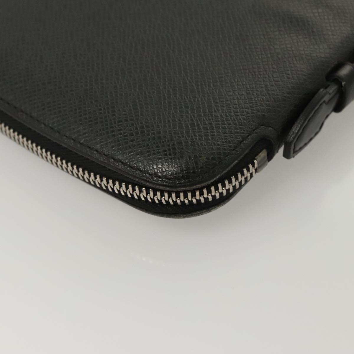 LOUIS VUITTON Taiga Organizer Atoll Travel Case Ardoise M30652 LV Auth bs24260