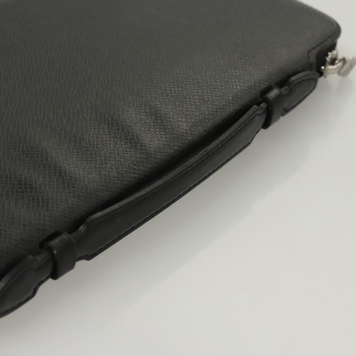 LOUIS VUITTON Taiga Organizer Atoll Travel Case Ardoise M30652 LV Auth bs24260